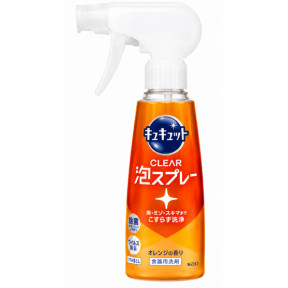 Пенный спрей для мытья посуды Kao Kyukyutto CLEAR Foam Spray Orange, 280 мл